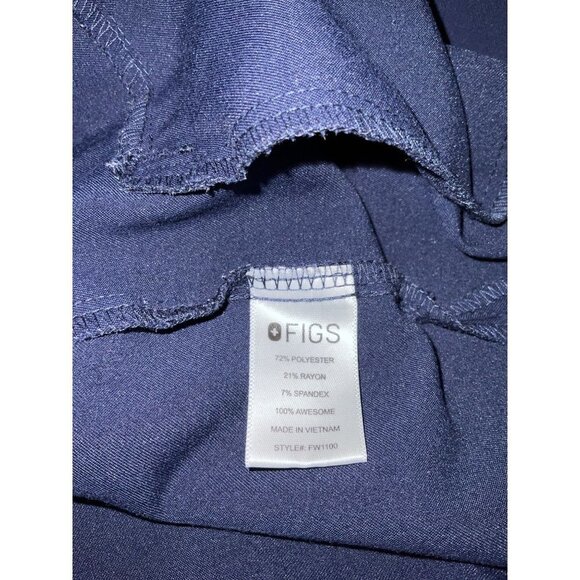 FIGS Casma Scrub Top Navy sz. Small - Picture 7 of 8